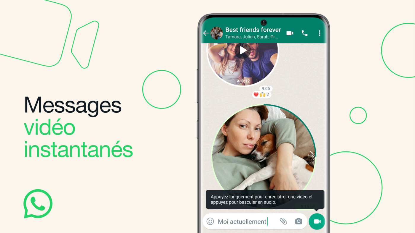 WhatsApp Messages Video Instantanes