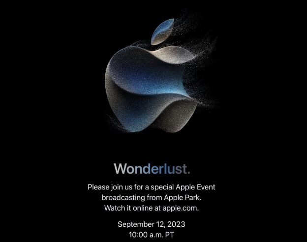 Apple Keynote 12 Septembre 2023 Invitation
