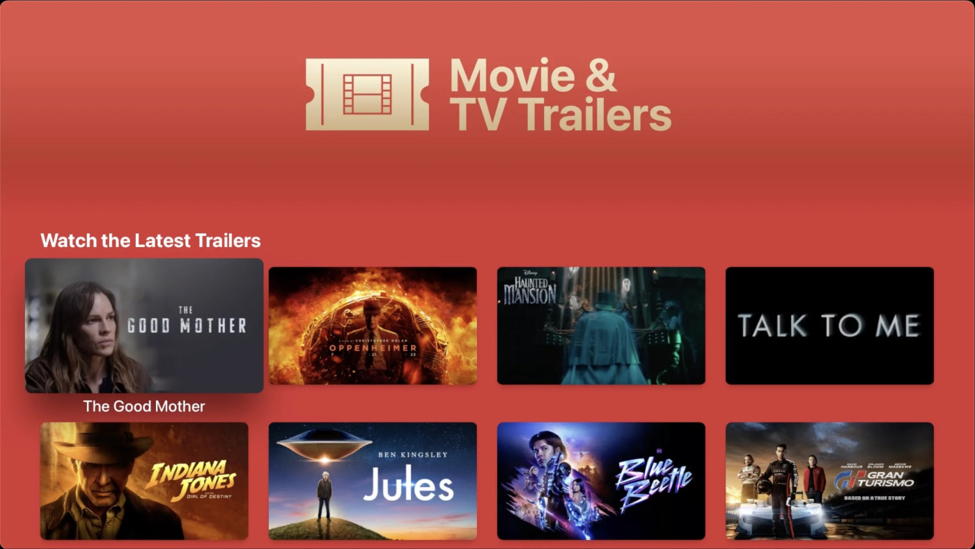 Application Apple TV Bande-Annonce Films