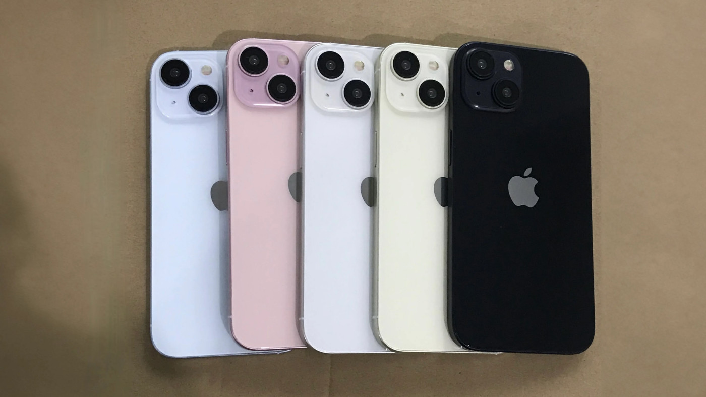 Maquettes iPhone 15 Coloris