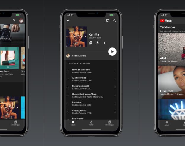 YouTube Music Application iPhone