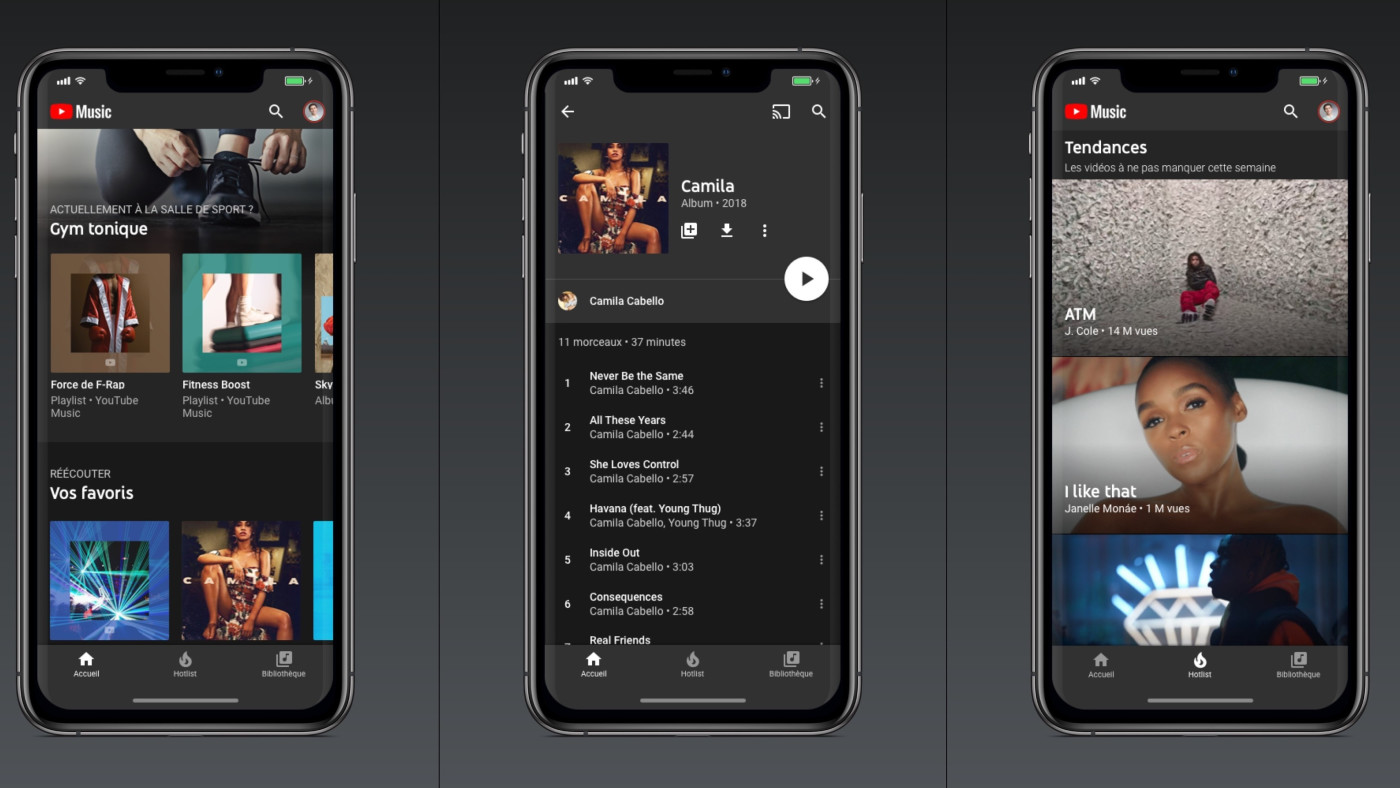 YouTube Music Application iPhone