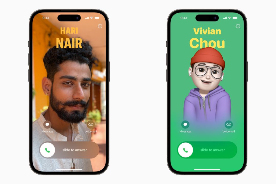 iOS 17 Fiches Contacts Personnalisees