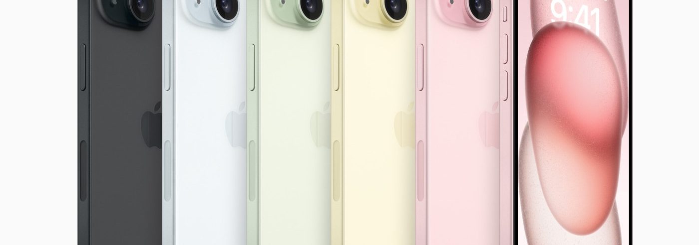 iPhone 15 Coloris Officiel Avant Arriere