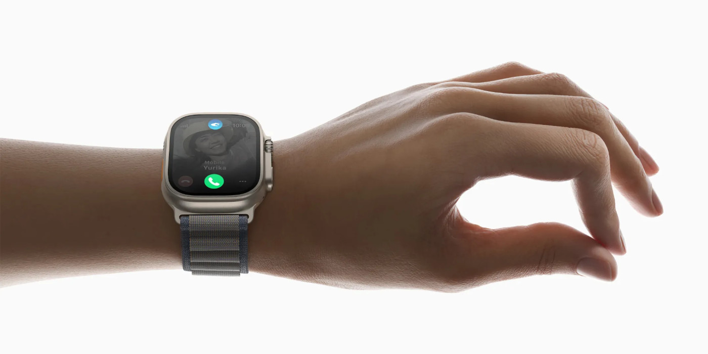 Apple Watch Ultra 2 Double Tap Toucher Deux Fois