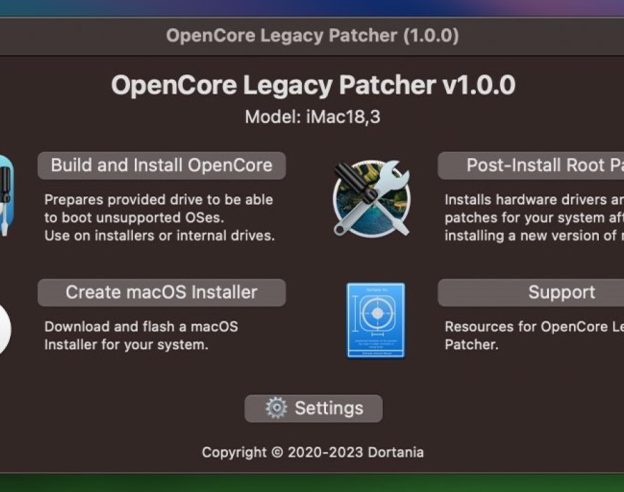 OpenCore Legacy Patcher 1.0
