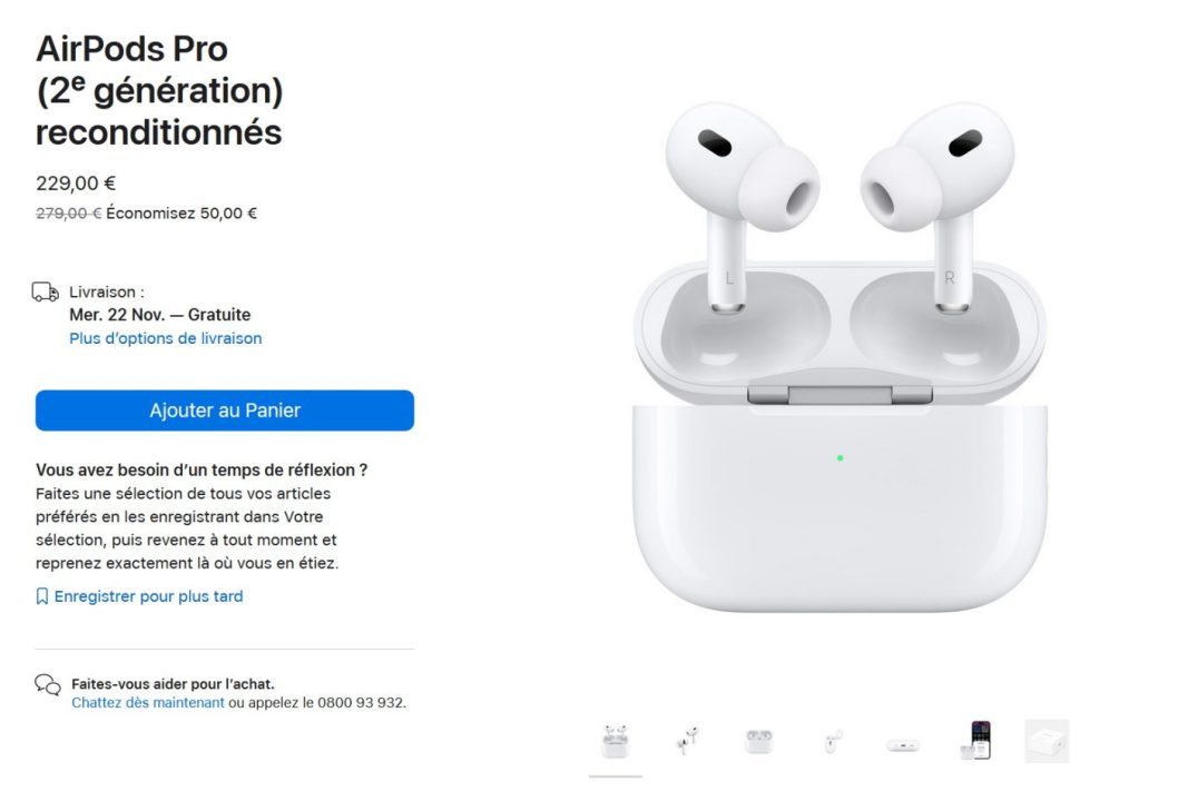 AirPods Pro 2 Lightning Reconditionnes