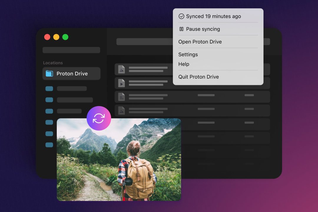 Proton Drive Application Mac