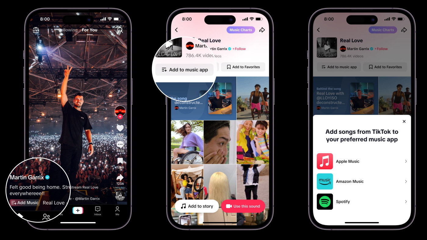 TikTok Integration Apple Music