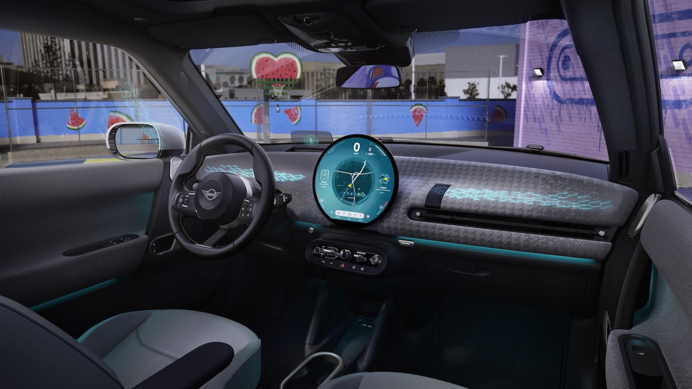 Voiture MINI Ecran OLED Rond