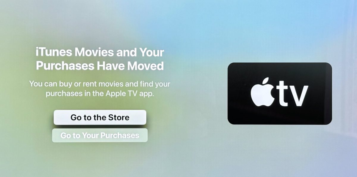 Arret Application iTunes Film Apple TV