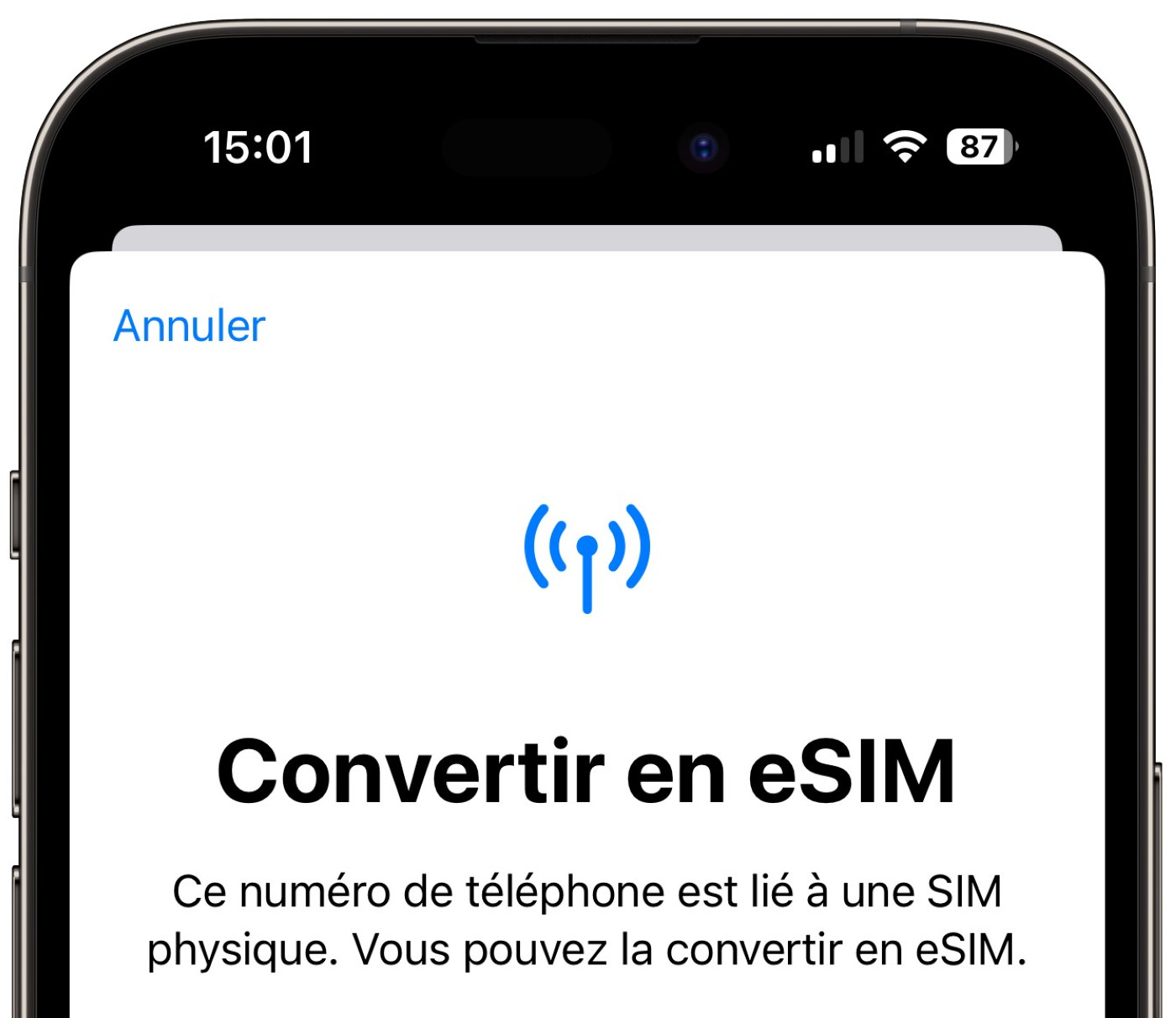 iOS 18.5 : voici les nouveautés pour l’eSIM de Free Mobile sur iPhone