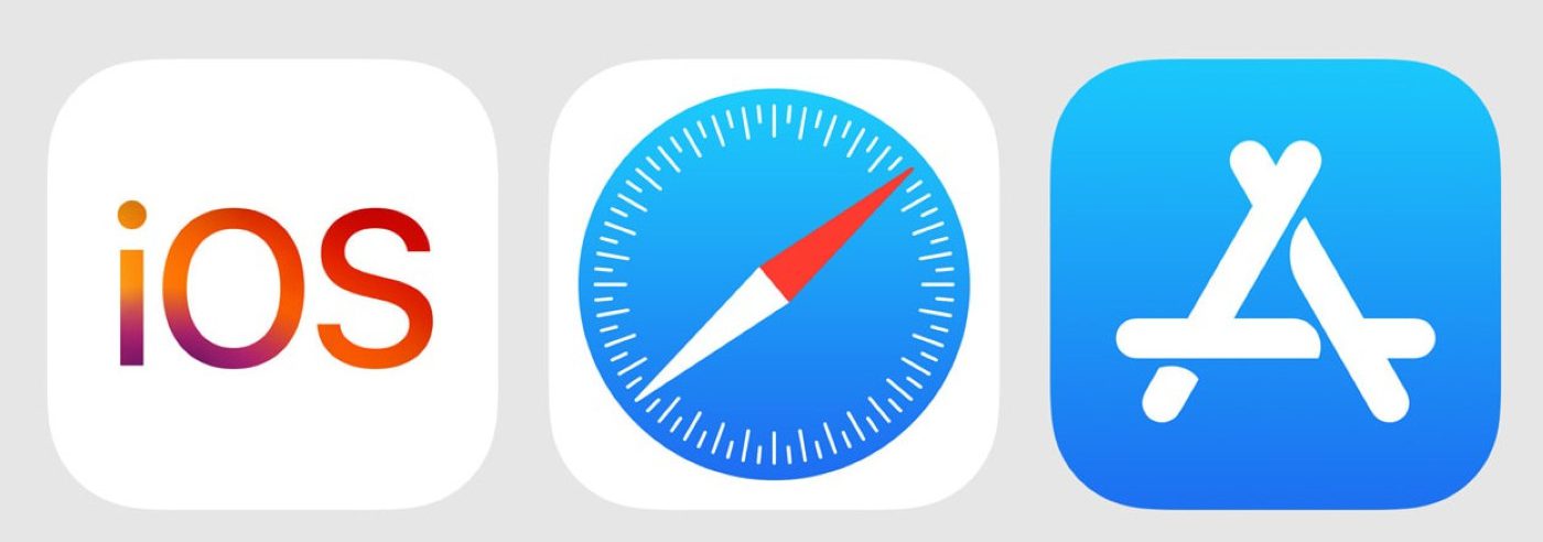 iOS Safari App Store Logos