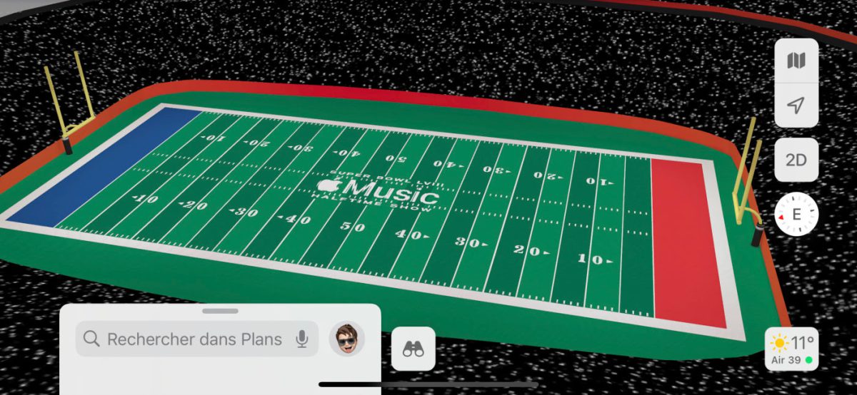 Apple Plans Stade Allegiant Stadium Super Bowl 2024