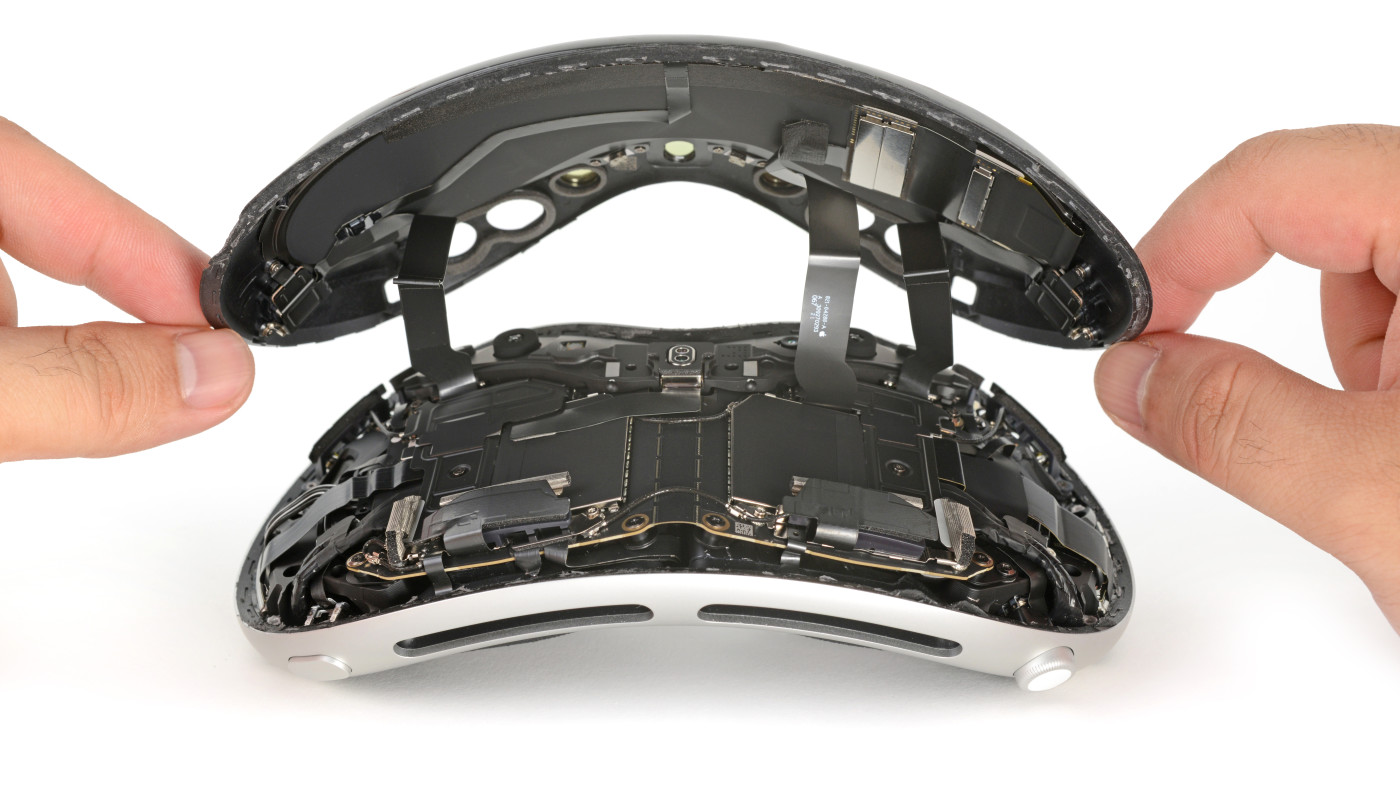 Apple Vision Pro Demontage Interieur