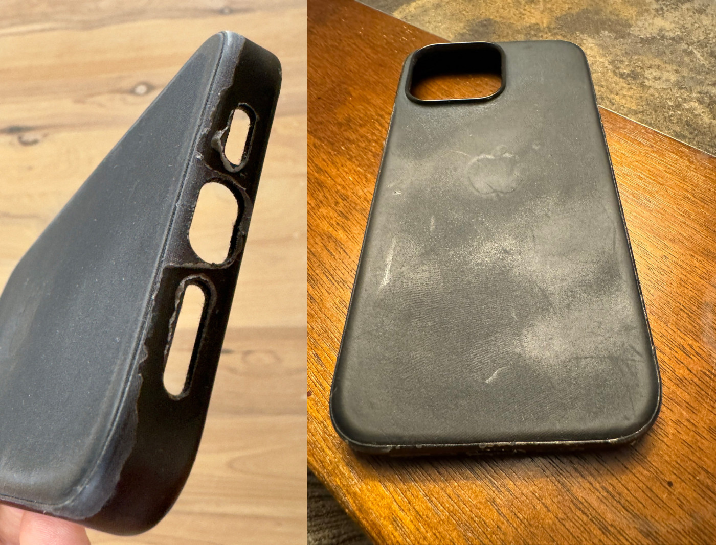 Etat Coque FineWoven iPhone 15
