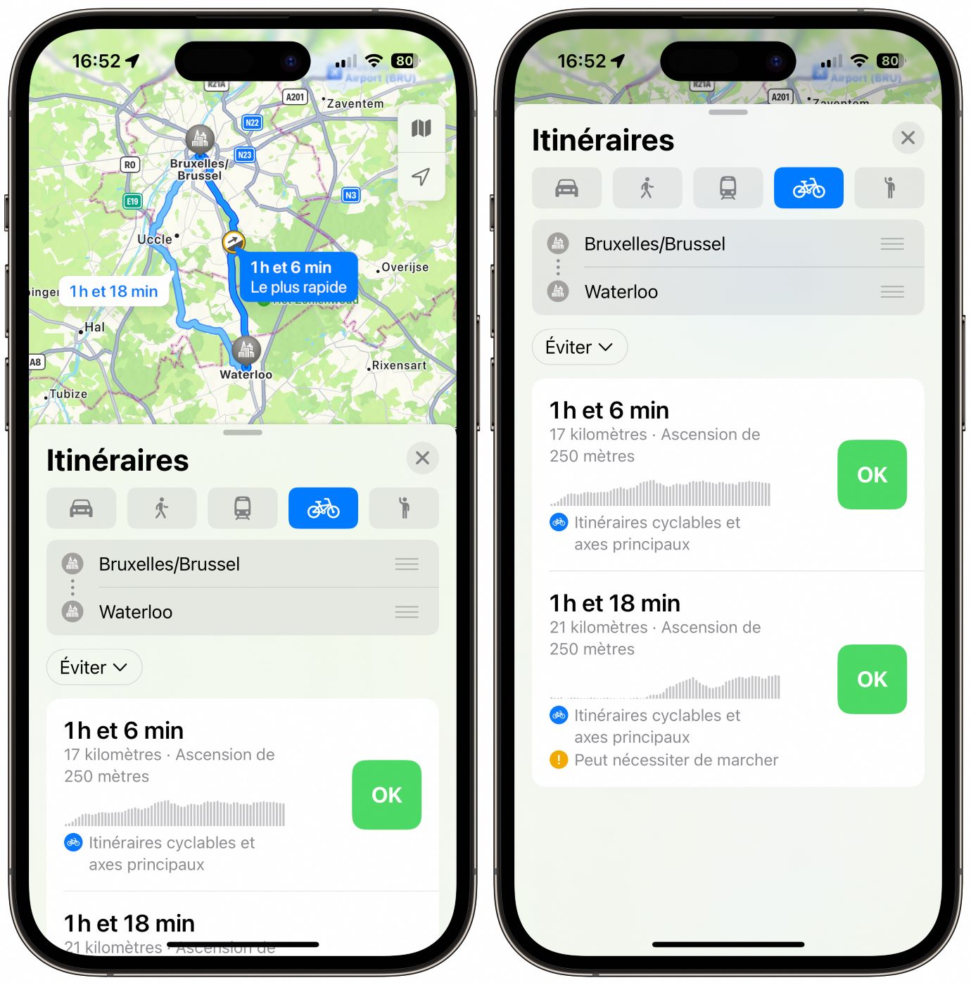 Apple Plans Itineraire Velo Belgique
