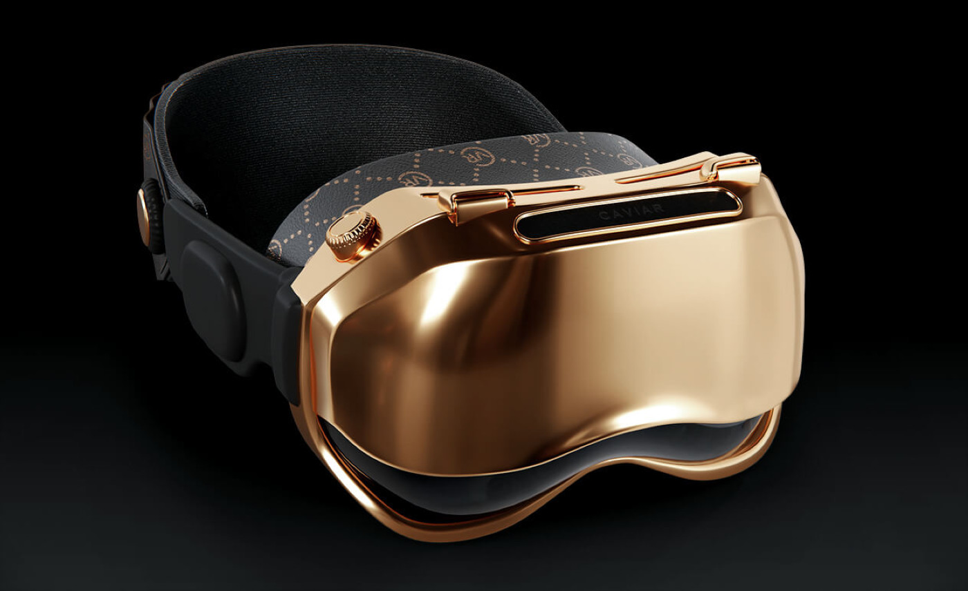 Apple Vision Pro Or 18 Carats Caviar