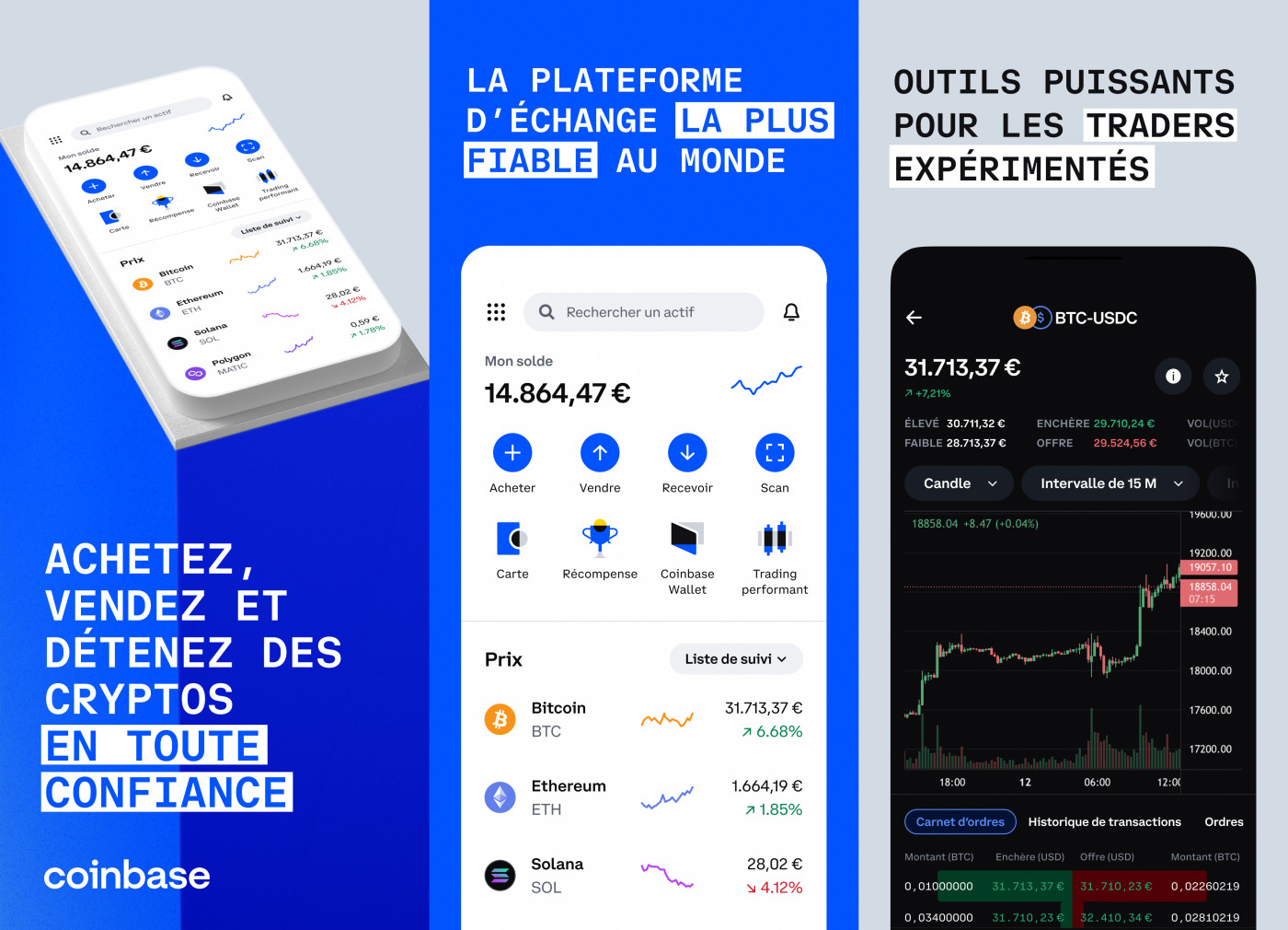 Coinbase Application iPhone