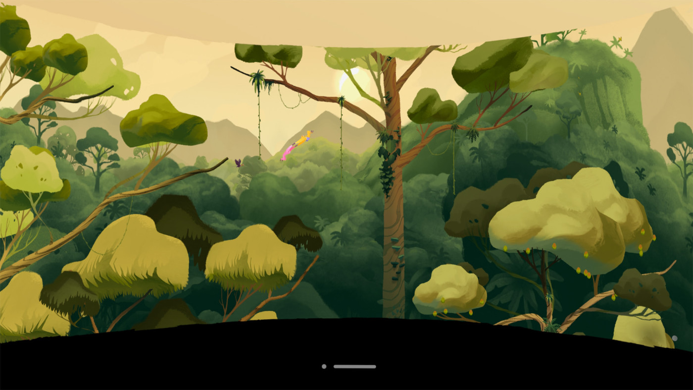 Gibbon Beyond the Trees Jeu Vision Pro