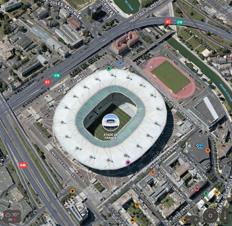 Plans stade de France