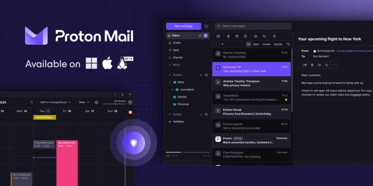 Proton Mail Application Mac