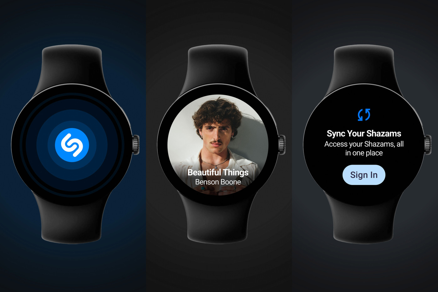 Shazam Application Wear OS