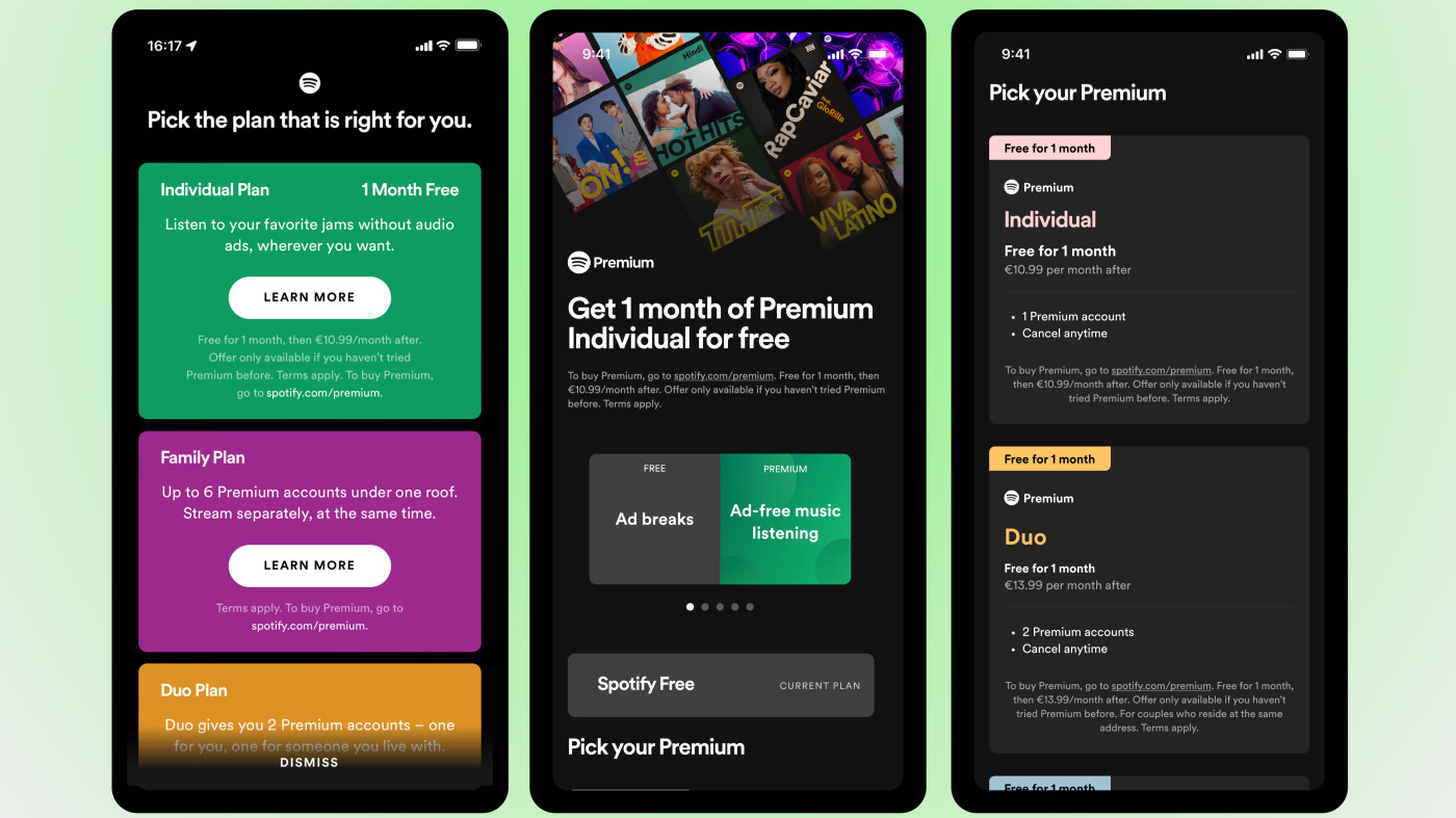 Spotify Application iPhone Prix Lien Site Externe