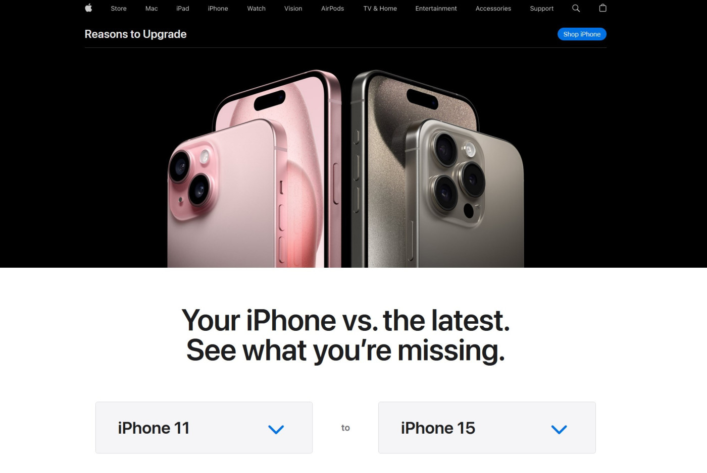 iPhone Raisons de Mettre A Niveau