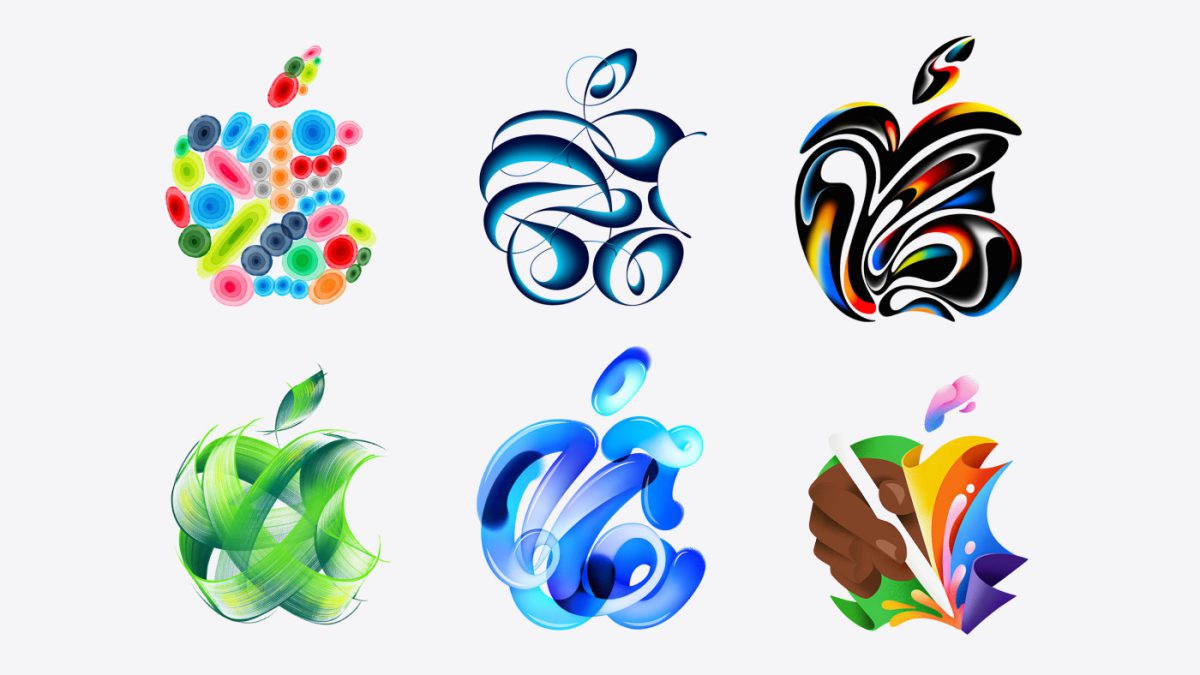 Apple Keynote 7 Mai 2024 Differents Dessins Logos