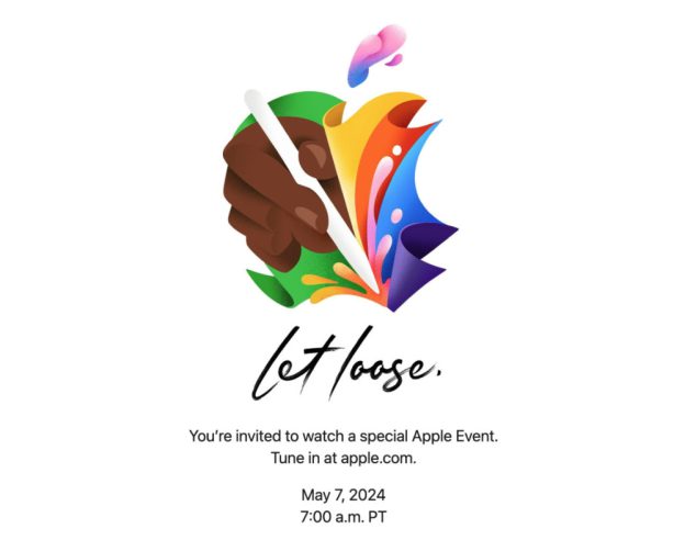 Apple Keynote Invitation 7 Mai 2024
