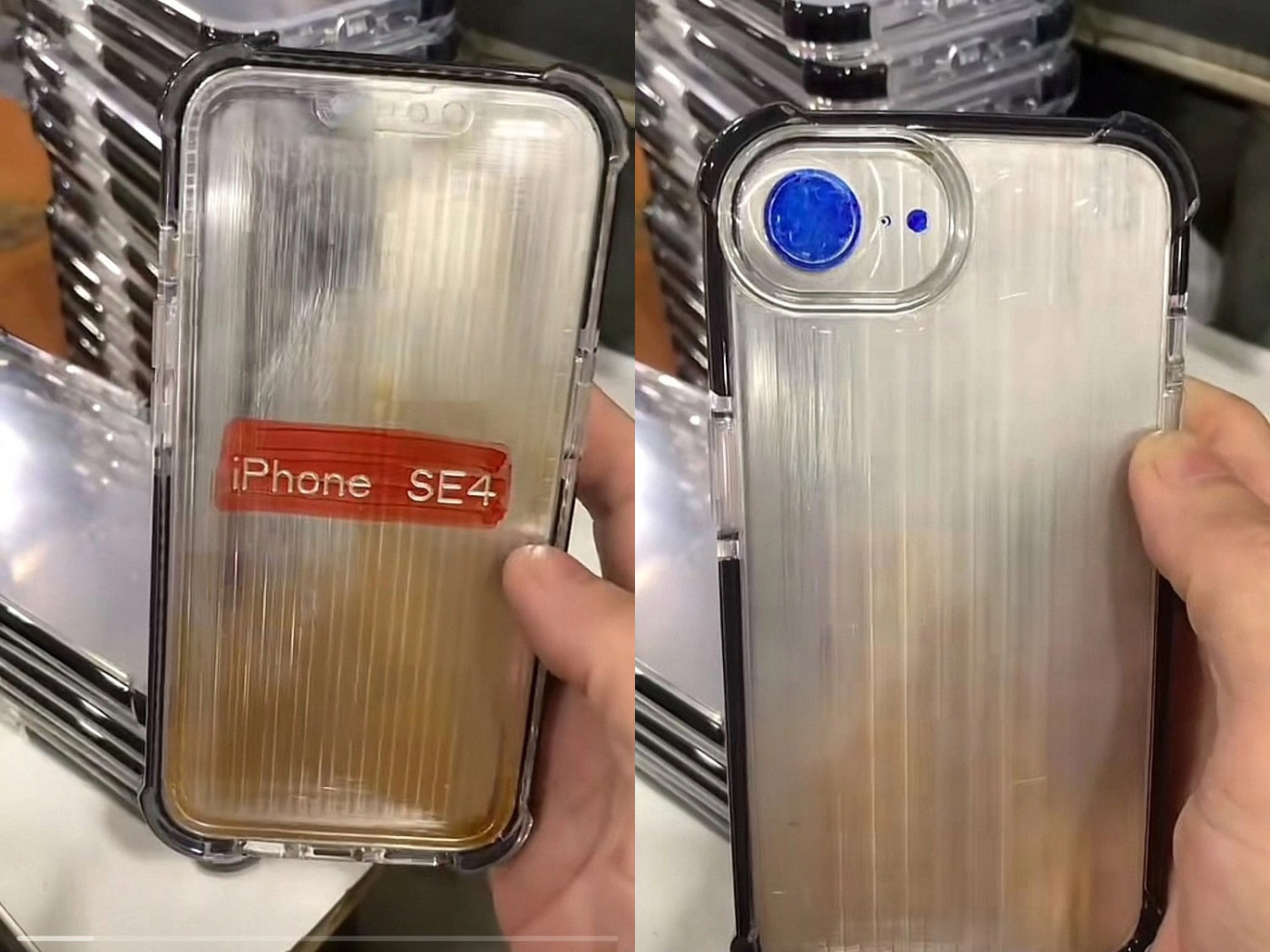 Fuite iPhone 4 SE Moule Coque