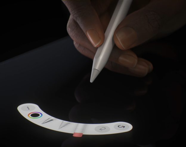 Image [Keynote] L’Apple Pencil Pro est annoncé : geste pour pincer, retour haptique, Localiser et plus