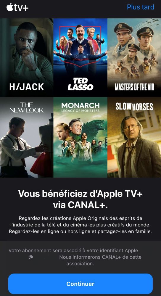Canal Plus Lien Apple TV Plus Application Apple TV