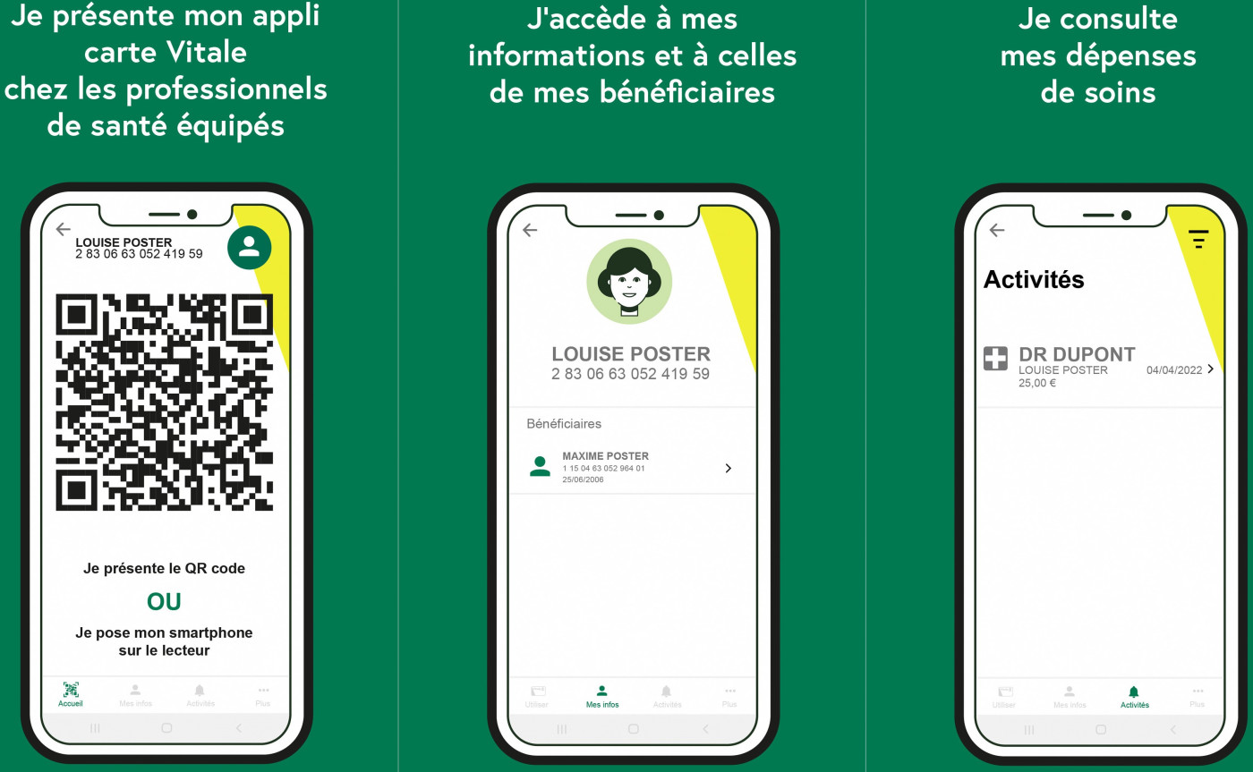Carte Vitale Application iPhone