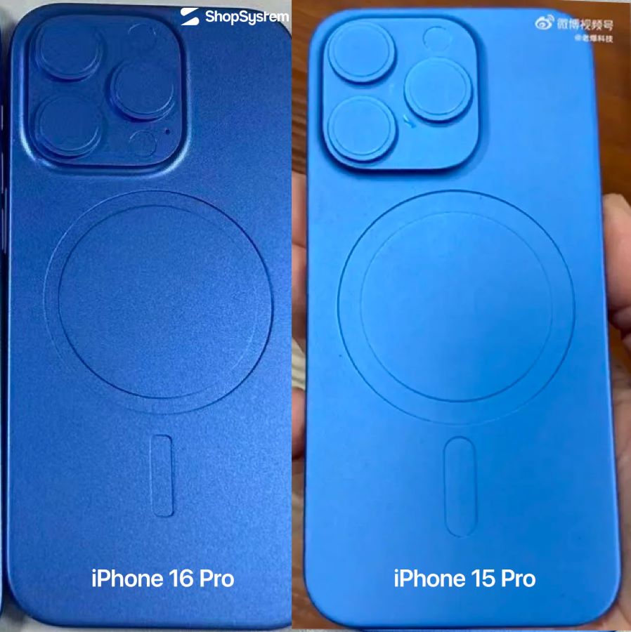 Moule iPhone 16 Pro vs 15 Pro MagSafe