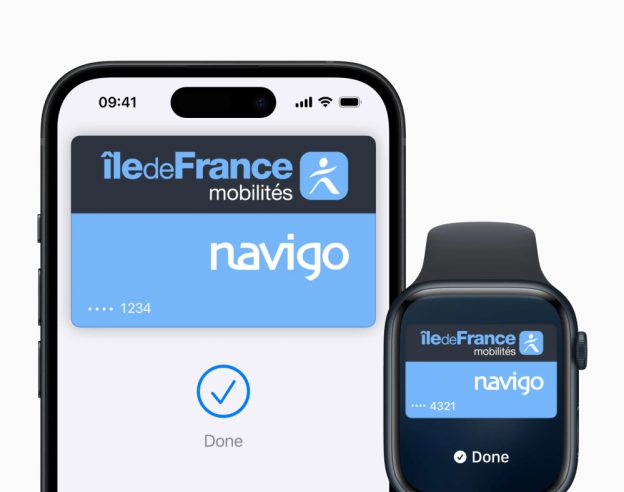 Pass Navigo iPhone Apple Watch