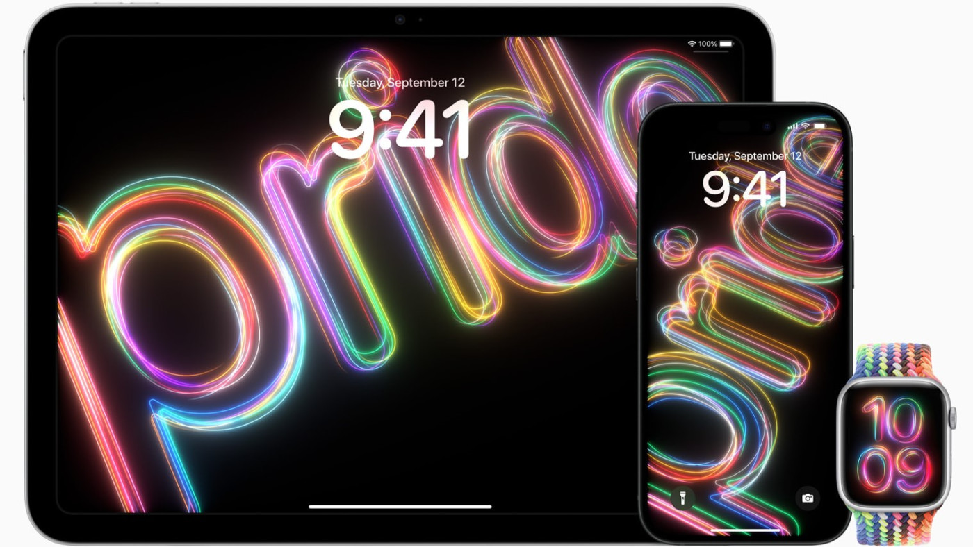 Pride 2024 Bracelet Apple Watch et Fond Ecran iPhone iPad