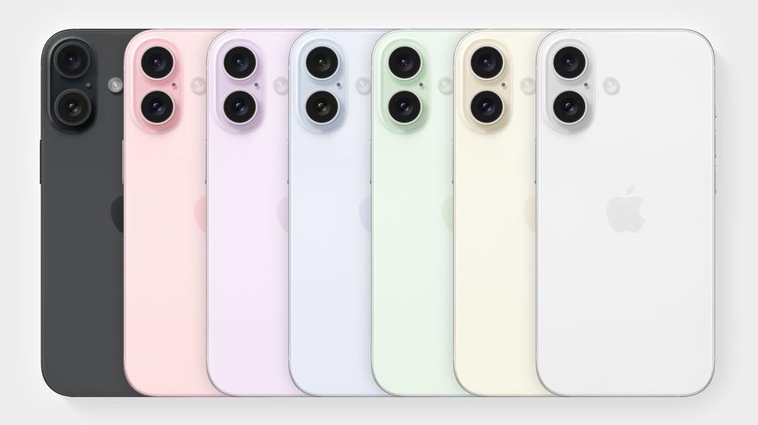 iPhone 16 coloris