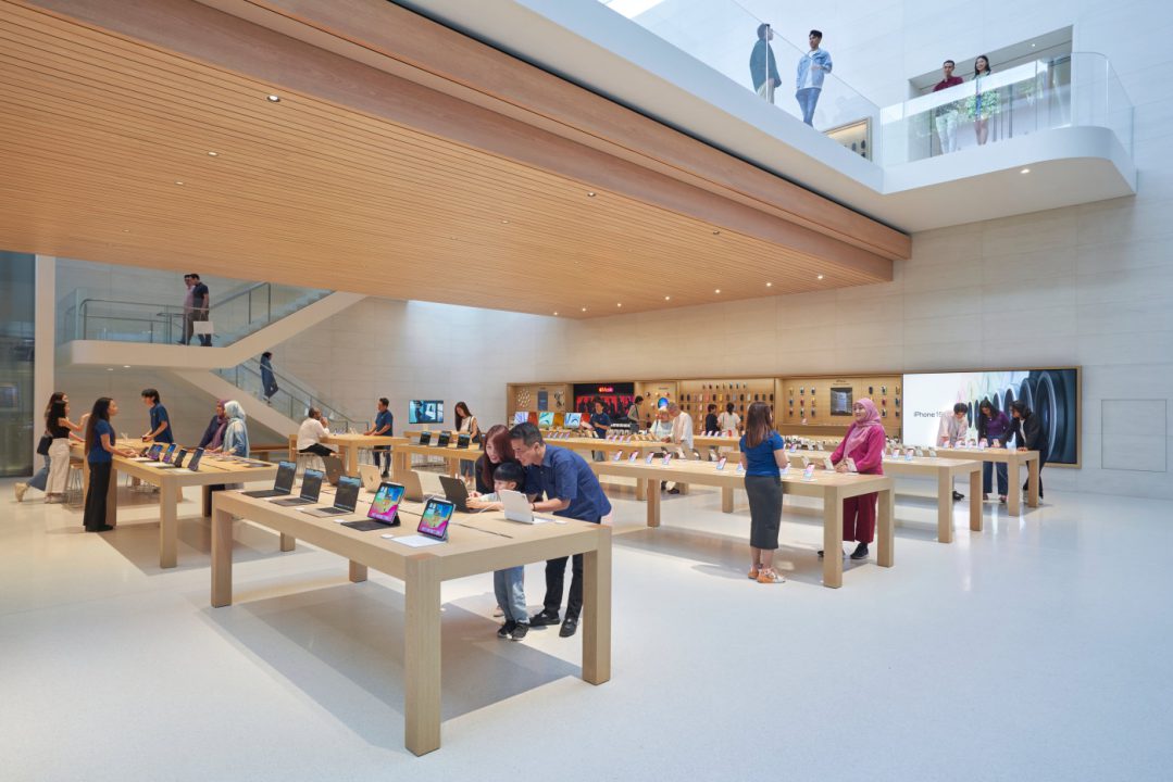 Apple Store The Exchange TRX Malaisie Table Produits