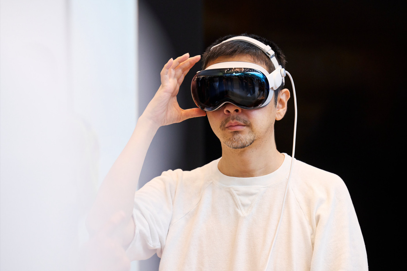 Apple Vision Pro Homme Essai Tokyo Bandeau Double
