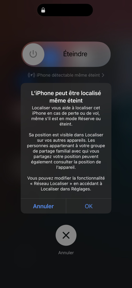 iOS 18 Beta 2 Alerte iPhone Peut Etre Localise Meme Eteint