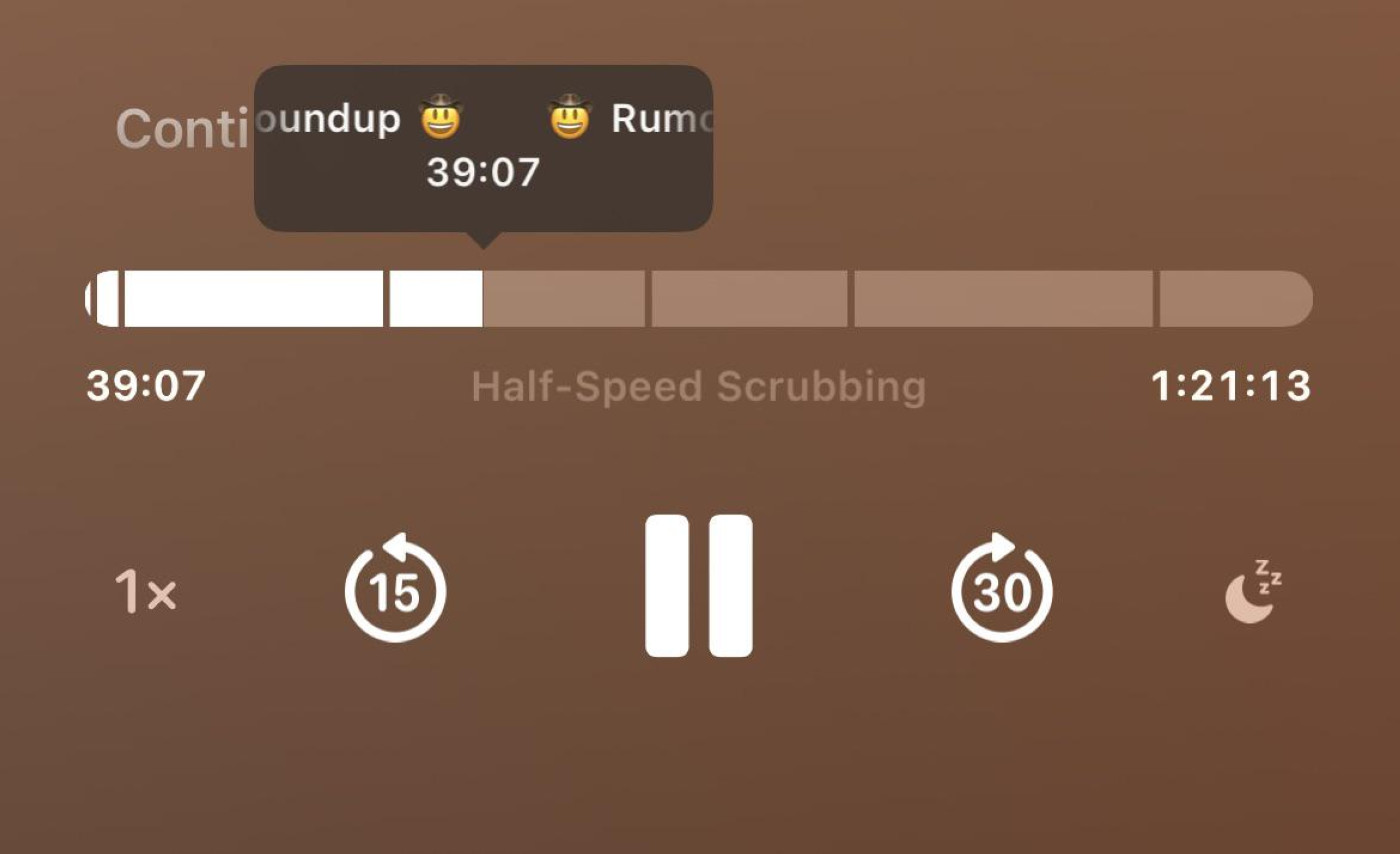 iOS 18 Beta 2 Chapitres Podcasts