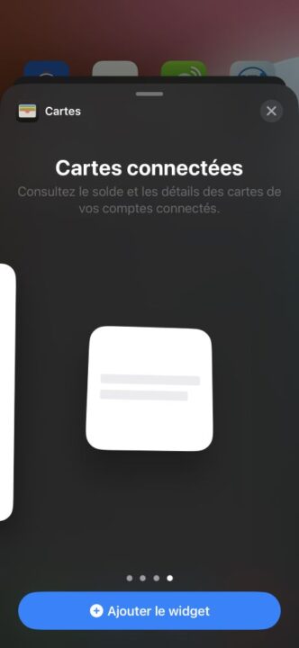 iOS 18 Beta 2 Widget Cartes Connectees