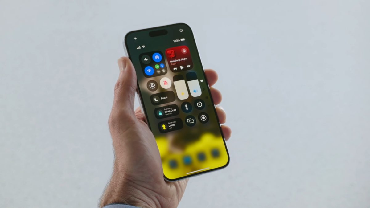 iOS 18 Centre de Controle