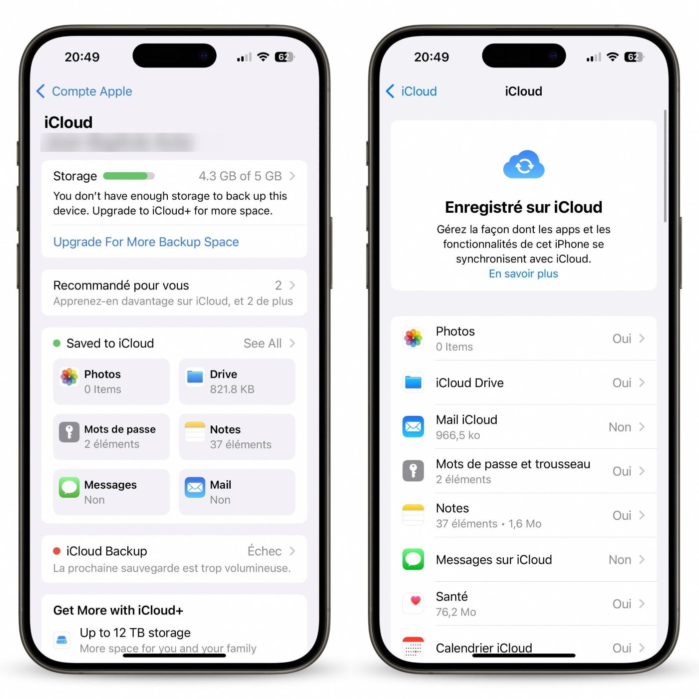 iOS 18 Enregistre Sur iCloud