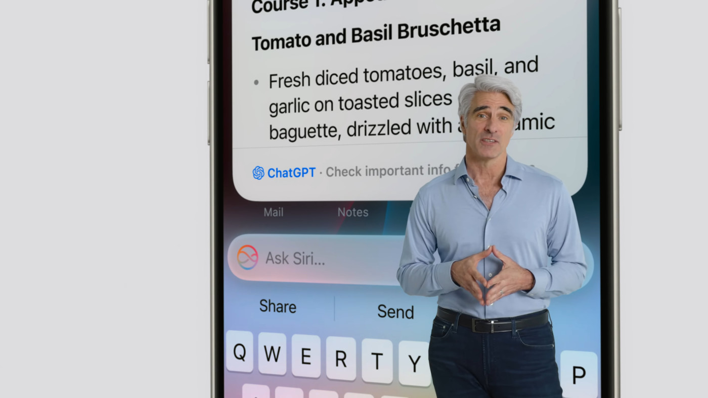 iOS 18 Siri ChatGPT Craig Federighi