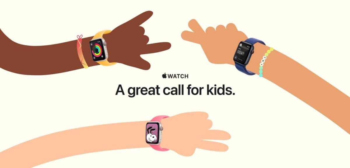 Apple Watch Pub Parents Enfants