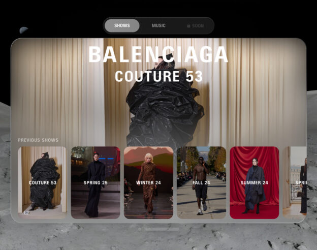 Image Balenciaga et Rimowa lancent leurs applications pour l’Apple Vision Pro