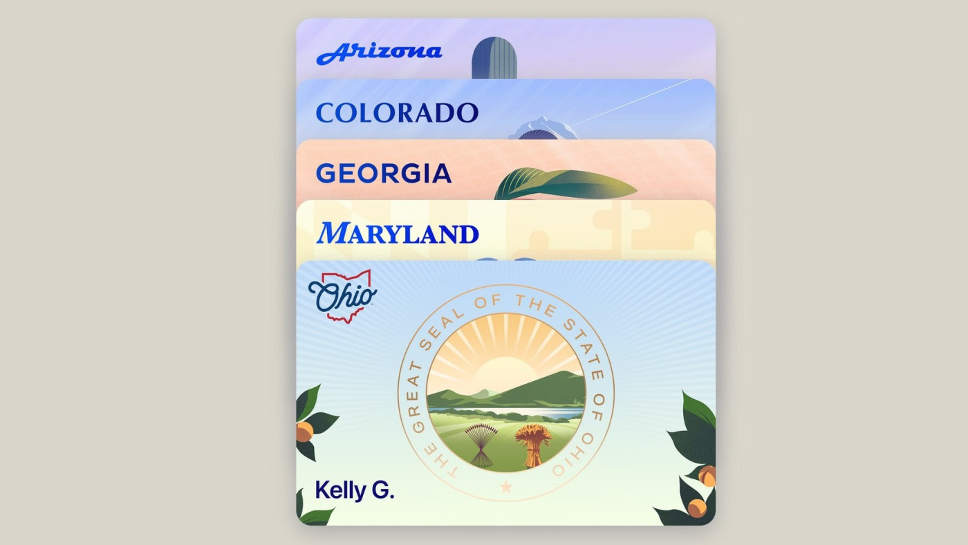 Permis Conduire Carte Identite iPhone Ohio